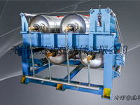 三辊压延机配冷却卷取导布装置